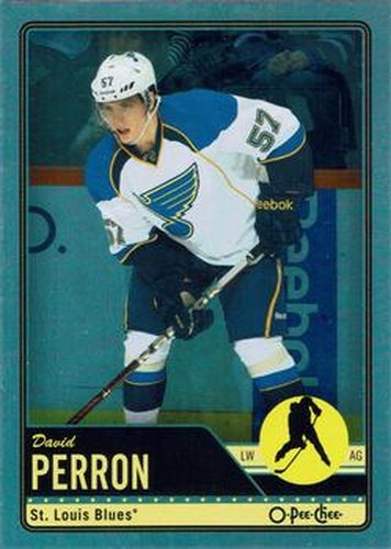 #143 David Perron - St. Louis Blues - 2012-13 O-Pee-Chee - Rainbow Hockey