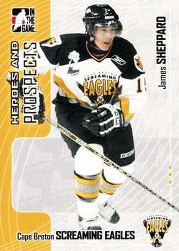 #143 James Sheppard - Cape Breton Screaming Eagles - 2005-06 In The Game Heroes and Prospects Hockey