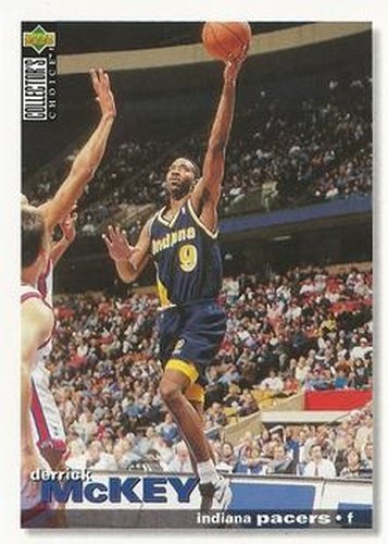 #143 Derrick McKey - Indiana Pacers - 1995-96 Collector's Choice Basketball