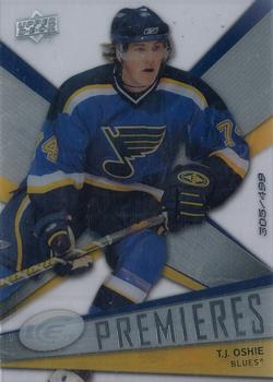 #143 T.J. Oshie - St. Louis Blues - 2008-09 Upper Deck Ice Hockey