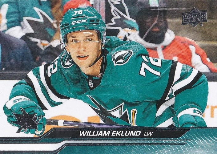 #143 William Eklund - San Jose Sharks - 2023-24 Upper Deck Hockey