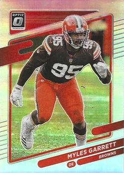 #143 Myles Garrett - Cleveland Browns - 2021 Donruss Optic - Holo Football