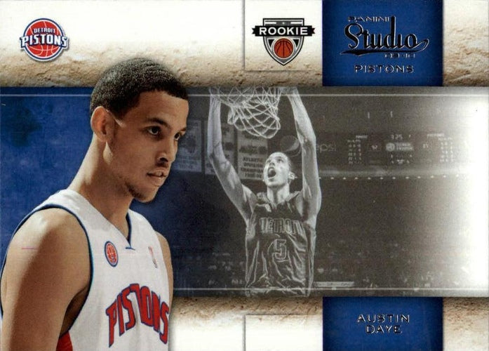 #143 Austin Daye - Detroit Pistons - 2009-10 Panini Studio Basketball