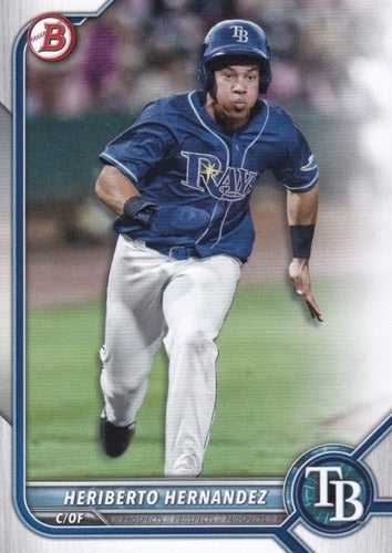 #BP-143 Heriberto Hernandez - Tampa Bay Rays - 2022 Bowman - Prospects Baseball