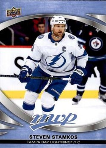 #143 Steven Stamkos - Tampa Bay Lightning - 2023-24 Upper Deck MVP - Ice Battles Hockey