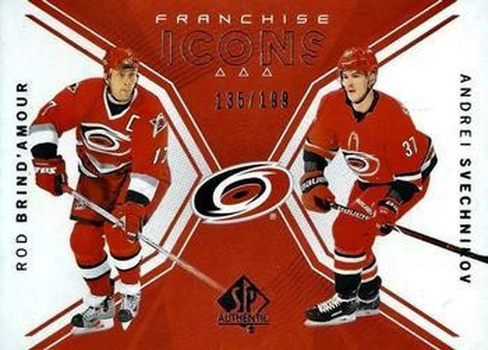 #143 Rod Brind'Amour / Andrei Svechnikov - Carolina Hurricanes - 2018-19 SP Authentic Hockey