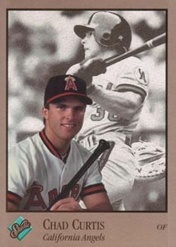#143 Chad Curtis - California Angels - 1992 Studio Baseball