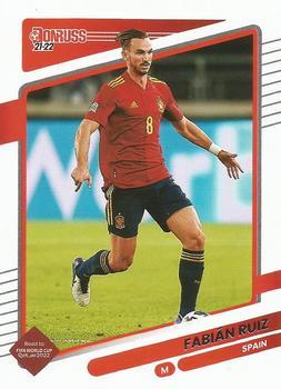 #143 Fabian Ruiz - Spain - 2021-22 Donruss Road to FIFA World Cup Qatar 2022 Soccer
