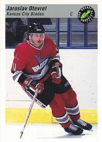 #143 Jaroslav Otevrel - Kansas City Blades - 1993 Classic Pro Prospects Hockey