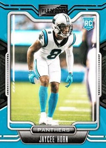 #143 Jaycee Horn - Carolina Panthers - 2021 Panini Playbook Football