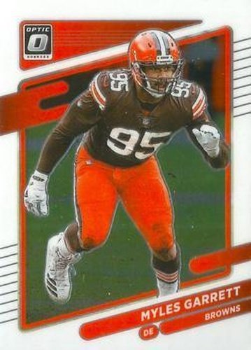 #143 Myles Garrett - Cleveland Browns - 2021 Donruss Optic Football