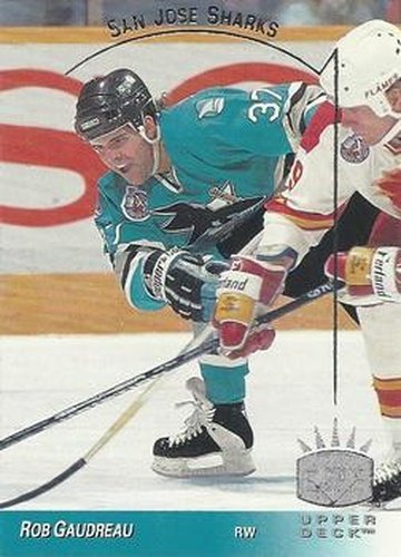 #143 Rob Gaudreau - San Jose Sharks - 1993-94 Upper Deck - SP Hockey