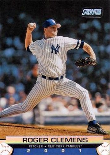 #143 Roger Clemens - New York Yankees - 2001 Stadium Club Baseball
