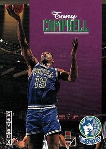 #143 Tony Campbell - Minnesota Timberwolves - 1992-93 SkyBox Basketball