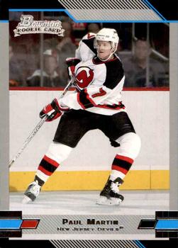 #143 Paul Martin - New Jersey Devils - 2003-04 Bowman Draft Picks and Prospects Hockey