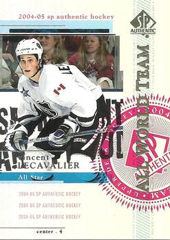 #143 Vincent Lecavalier - Tampa Bay Lightning - 2004-05 SP Authentic Hockey