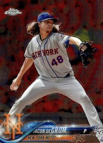 #143 Jacob deGrom - New York Mets - 2018 Topps Chrome Baseball
