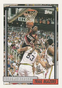 #143 Jerome Kersey - Portland Trail Blazers - 1992-93 Topps Basketball