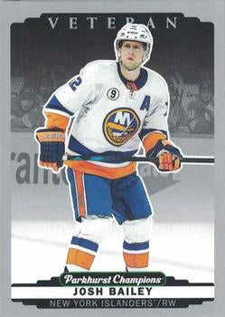 #143 Josh Bailey - New York Islanders - 2022-23 Parkhurst Champions - Silver Hockey