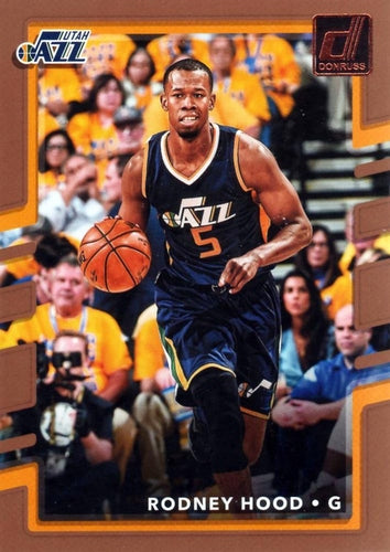 #143 Rodney Hood - Utah Jazz - 2017-18 Donruss Basketball