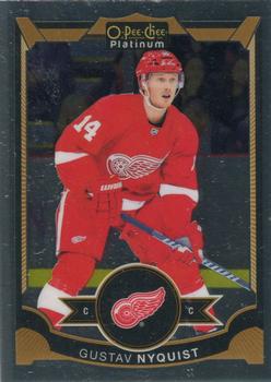 #143 Gustav Nyquist - Detroit Red Wings - 2015-16 O-Pee-Chee Platinum Hockey