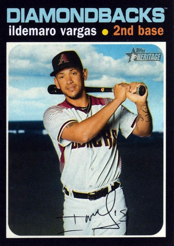 #143 Ildemaro Vargas - Arizona Diamondbacks - 2020 Topps Heritage Baseball