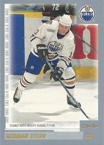 #143 German Titov - Anaheim Mighty Ducks - 2000-01 O-Pee-Chee Hockey