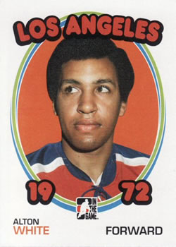 #143 Alton White - Los Angeles Sharks - 2009-10 In The Game 1972 The Year In Hockey