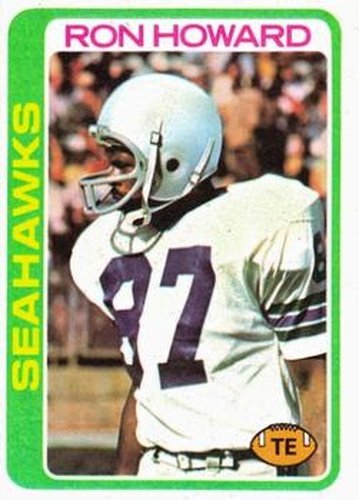 #143 Ron Howard - Seattle Seahawks - 1978 Topps Football