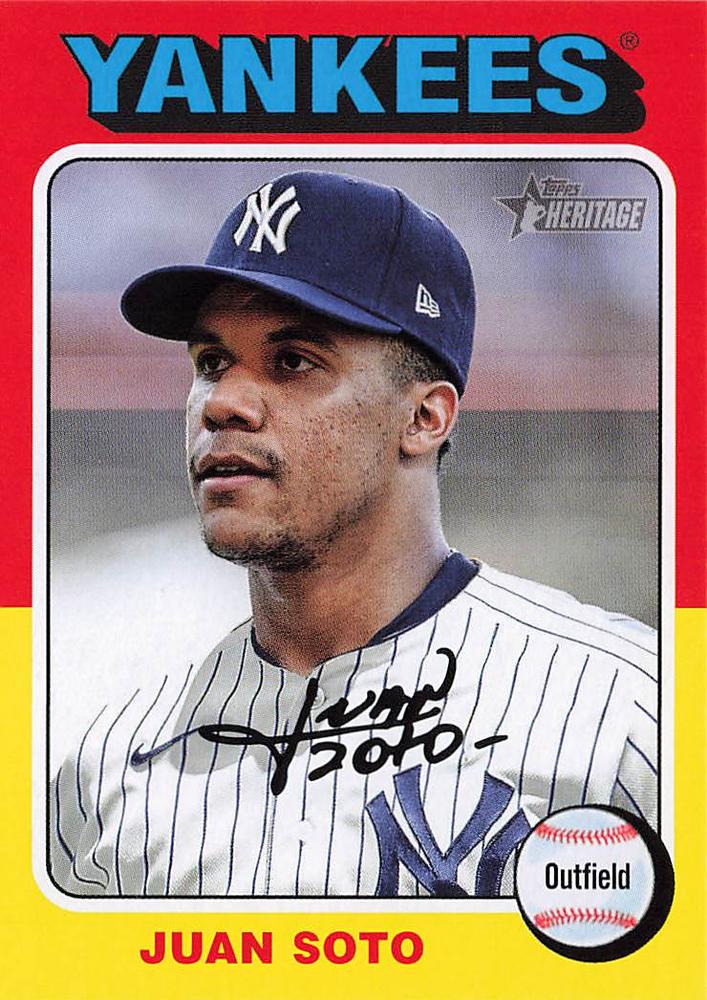 #143 Juan Soto - New York Yankees - 2024 Topps Heritage Baseball