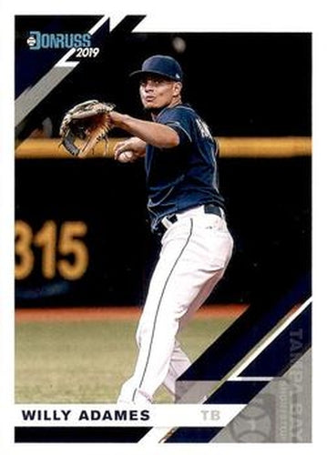 #143 Willy Adames - Tampa Bay Rays - 2019 Donruss Baseball