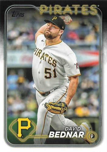 #143 David Bednar - Pittsburgh Pirates - 2024 Topps Baseball