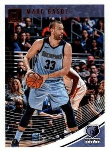 #144 Marc Gasol - Memphis Grizzlies - 2018-19 Donruss Basketball