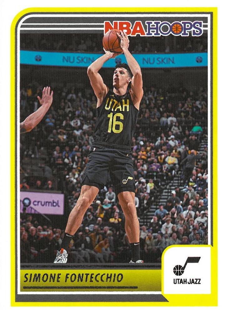 #144 Simone Fontecchio - Utah Jazz - 2023-24 Hoops Basketball