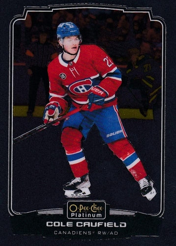 #144 Cole Caufield - Montreal Canadiens - 2022-23 O-Pee-Chee Platinum Hockey