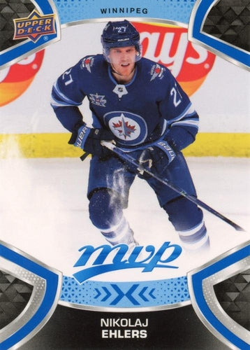 #144 Nikolaj Ehlers - Winnipeg Jets - 2021-22 Upper Deck MVP - Blue Hockey