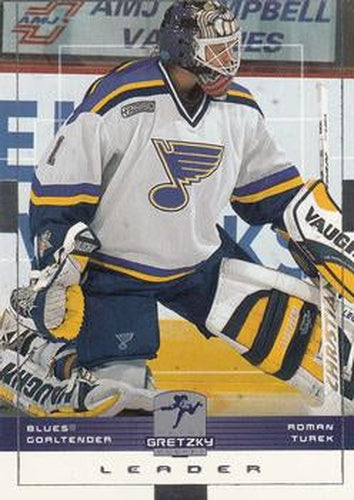 #144 Roman Turek - St. Louis Blues - 1999-00 Upper Deck Wayne Gretzky Hockey