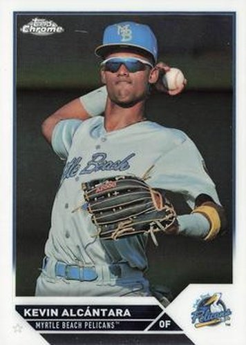 #PDC-144 Kevin Alcántara - Myrtle Beach Pelicans - 2023 Topps Pro Debut - Chrome Baseball
