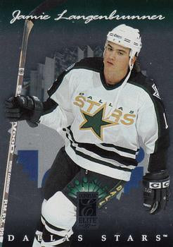 #144 Jamie Langenbrunner - Dallas Stars - 1996-97 Donruss Elite Hockey