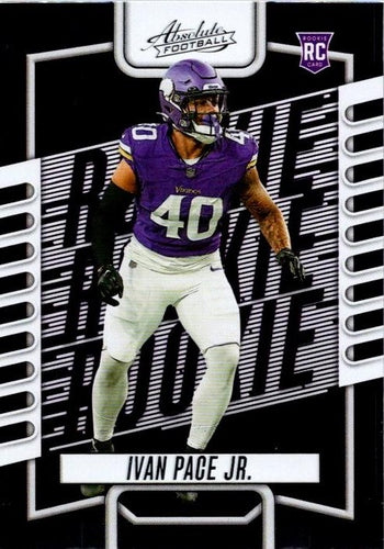 #144 Ivan Pace Jr. - Minnesota Vikings - 2023 Panini Absolute Football
