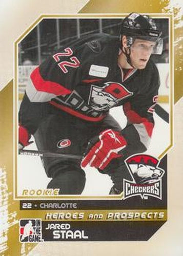 #144 Jared Staal - Charlotte Checkers - 2010-11 In The Game Heroes and Prospects Hockey