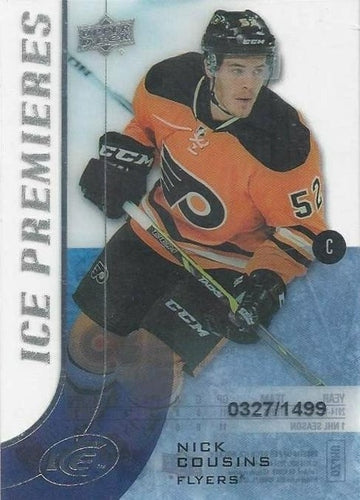 #144 - Nick Cousins - Philadelphia Flyers - 2015-16 Upper Deck Ice Hockey