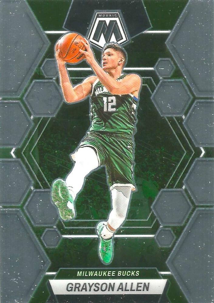 #144 Grayson Allen - Milwaukee Bucks - 2022-23 Panini Mosaic Basketball