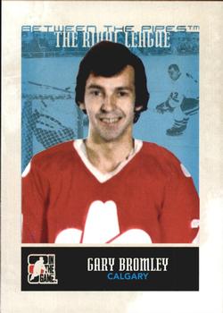 #144 Gary Bromley - Calgary Cowboys - 2009-10 In The Game Between The Pipes Hockey