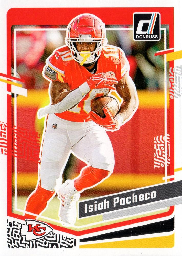 #144 Isiah Pacheco - Kansas City Chiefs - 2023 Donruss Football
