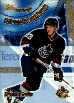 #144 Henrik Sedin - Vancouver Canucks - 2000-01 Topps Stars Hockey