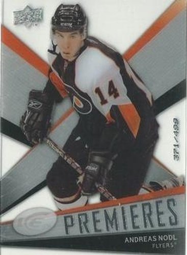 #144 Andreas Nodl - Philadelphia Flyers - 2008-09 Upper Deck Ice Hockey
