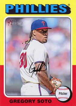 #144 Gregory Soto - Philadelphia Phillies - 2024 Topps Heritage Baseball