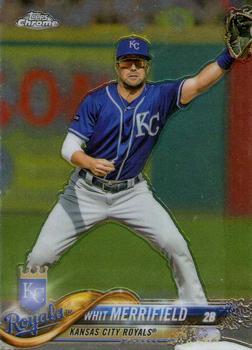 #144 Whit Merrifield - Kansas City Royals - 2018 Topps Chrome Baseball