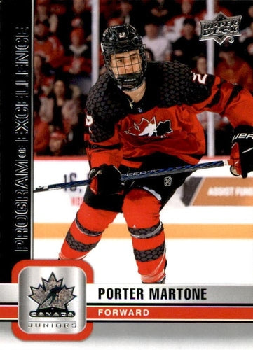 #144 Porter Martone - Canada - 2023 Upper Deck Team Canada Juniors Hockey